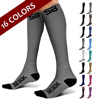 SB SOX Compression Socks (20-30mmHg) for Men & Women
