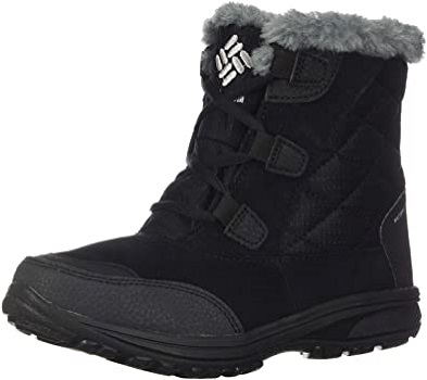 Columbia Women’s Ice Maiden Shorty Winter Boot, Waterproof Leather