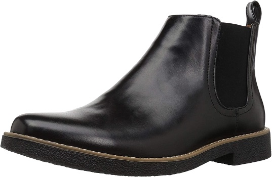 Deer Stags Mens Rockland Memory Foam Dresses Casual Comfort Chelsea Boots