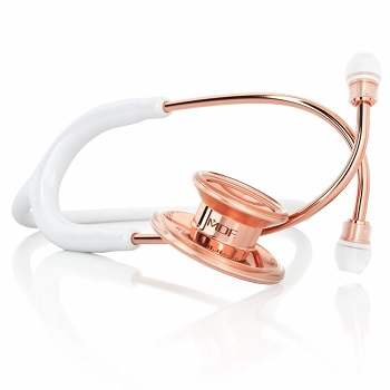 MDF Rose Gold MD One Dual Head Stethoscope