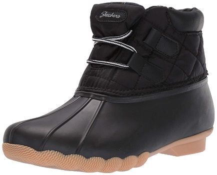 Skechers Women's Hampshire Ridge-Mid Quilted Lace Up Duck Boot 