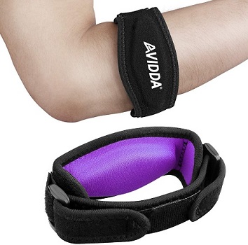 AVIDDA 2 Pack Tennis Elbow Brace with Compression Pad