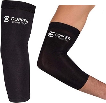 Copper Compression Recovery Golfer's Elbow Sleeve