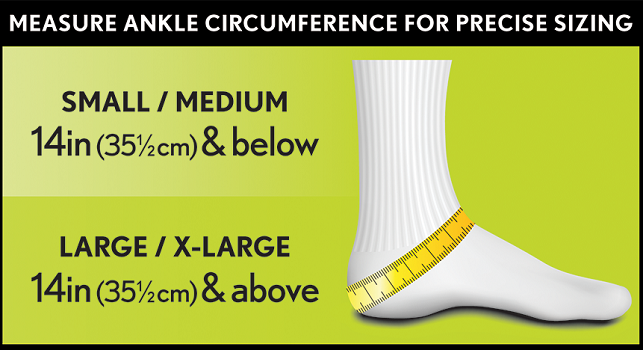 Measuring Guide of Ultra Zoom Ankl Brace